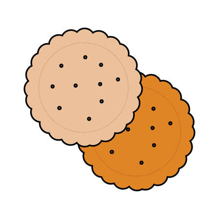 top view of delicious fast food, vector illustration designのイラスト素材