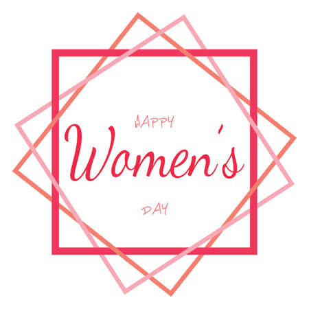 abstract women day background with some special objects, vector illustration designのイラスト素材
