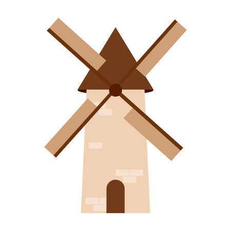 Front view of a castleのイラスト素材