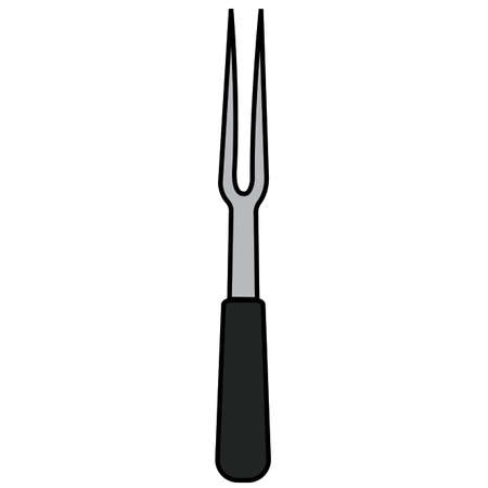 abstract kitchen object on a white background, vector illustraiton designのイラスト素材