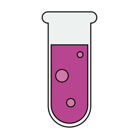 abstract chemical object on a white background, vector illustration designのイラスト素材