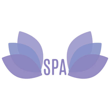 abstract spa label on a white background, vector illustration designのイラスト素材