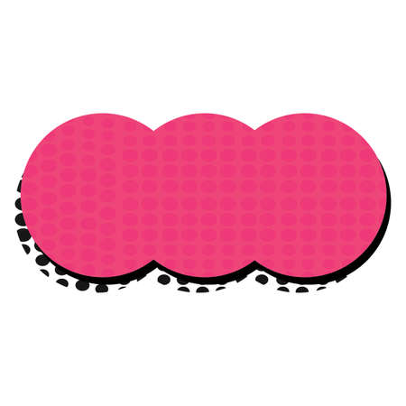 abstract text box with pop art background, vector illustration designのイラスト素材