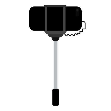 abstract concept of selfie, vector illustration designのイラスト素材