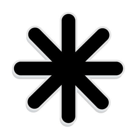 Abstract cartoon stickerのイラスト素材