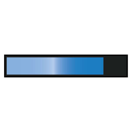 Abstract loading bar isolated on whiteのイラスト素材