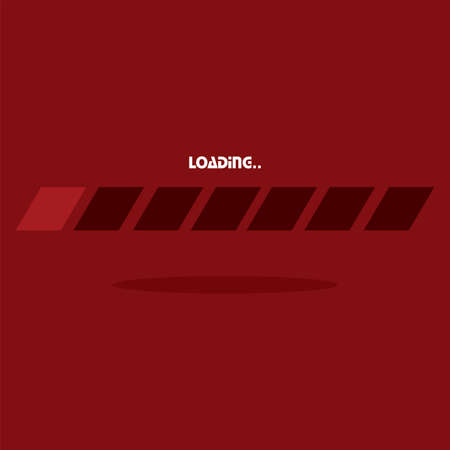 Isolated loading bars. Progress bar - Vector illustration desingのイラスト素材