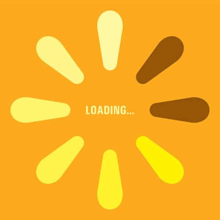 Isolated loading barsのイラスト素材