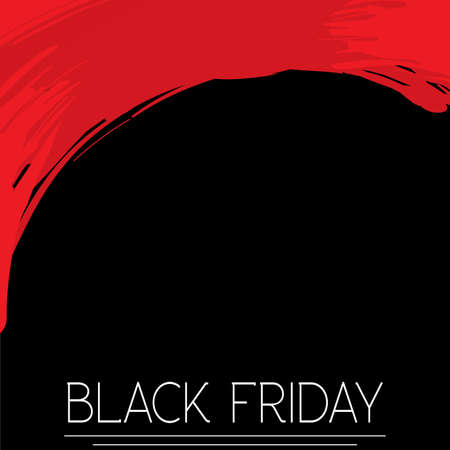 Black friday poster with text - Vector illustration designのイラスト素材