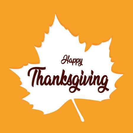 Thanksgiving poster with text - VEctor illustration designのイラスト素材