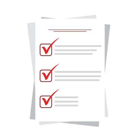 Isolated activity checklist image - Vector illustration designのイラスト素材