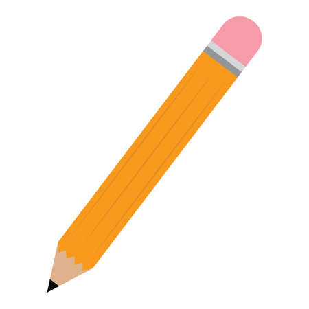 Isolated pencil image. Office tool - Vector illustration designのイラスト素材