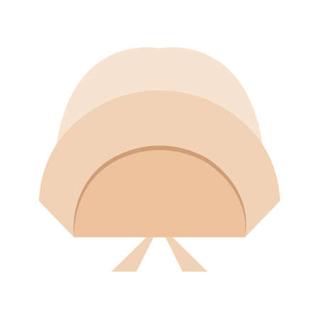Isolated pilgrim woman hat icon. Thanksgiving season - Vector illustration designのイラスト素材