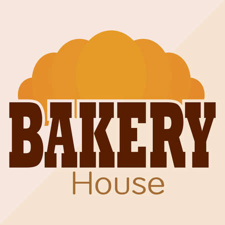 Bakery logo design. Bread symbol - Vector illustrationのイラスト素材