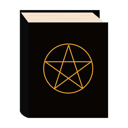 Isolated spell book. Halloween season - Vector illustration designのイラスト素材