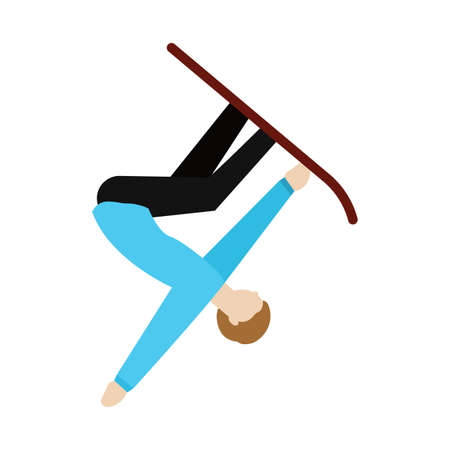 Winter sport image. Recreation time - Vector illustration designのイラスト素材