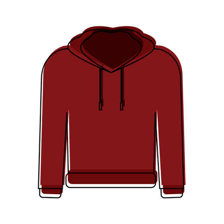 Isolated winter coat icon. Winter clothes - Vector illustration designのイラスト素材