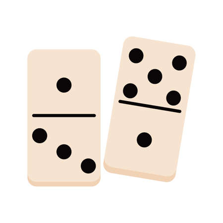 Isolated domino icon. Children toy - Vector illustration designのイラスト素材