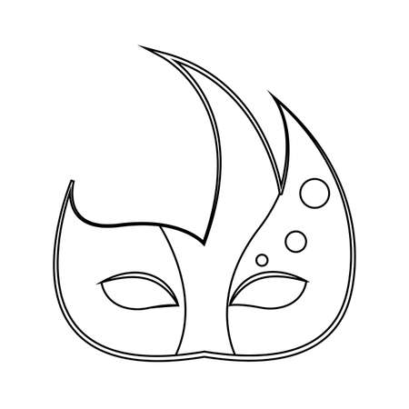 Mask for mardi gras. Carnival party - Vectorのイラスト素材