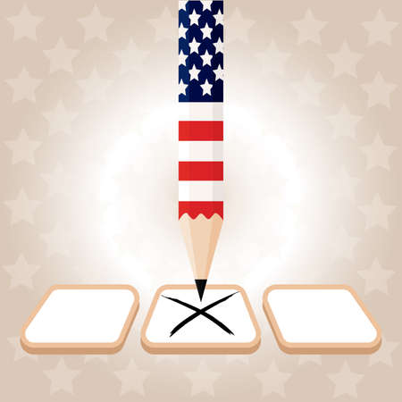 Election day in United States. Presidental election. 2020 - Vectorのイラスト素材
