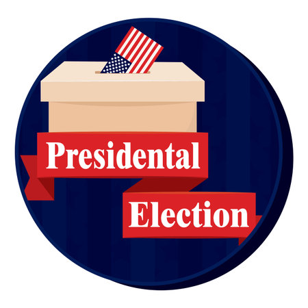 Election day in United States. Presidental election. 2020 - Vector