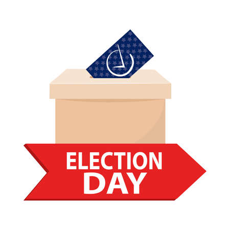 Election day in United States. Presidental election. 2020 - Vectorのイラスト素材