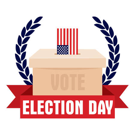 Election day in United States. Presidental election. 2020 - Vectorのイラスト素材