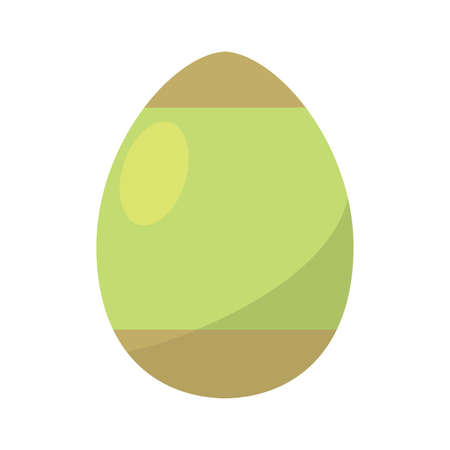 Decorated easter eggs icons. Easter celebration - Vectorのイラスト素材
