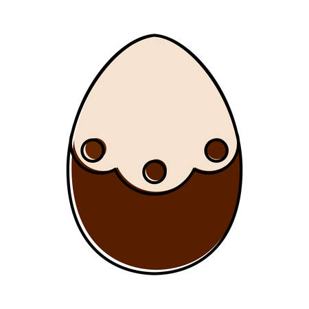 Decorated easter eggs icons. Easter celebration - Vectorのイラスト素材