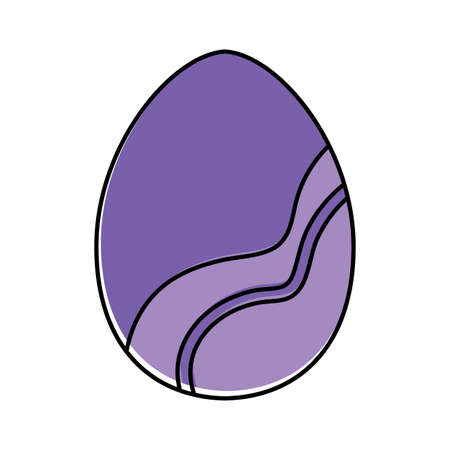 Decorated easter eggs icons. Easter celebration - Vectorのイラスト素材