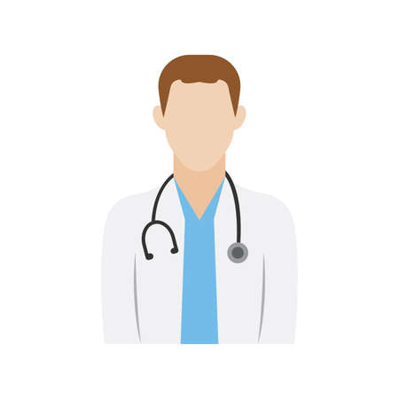 Isolated doctor icon. Professions or occupations icons - Vectorのイラスト素材