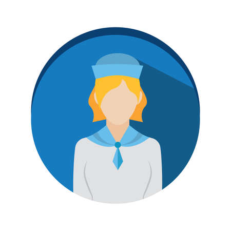 Isolated sailor icon. Professions or occupations icons - Vectorのイラスト素材