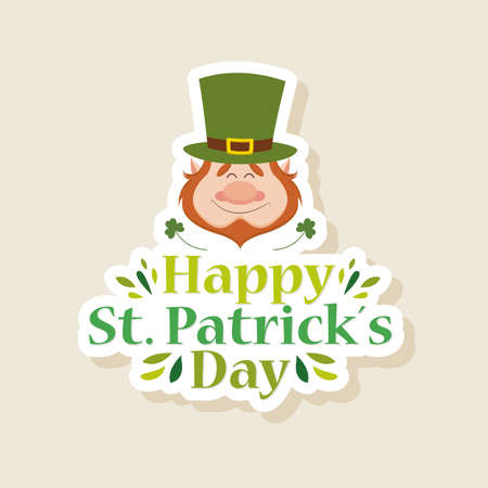 Saint patricks day card - Vector illustration designのイラスト素材