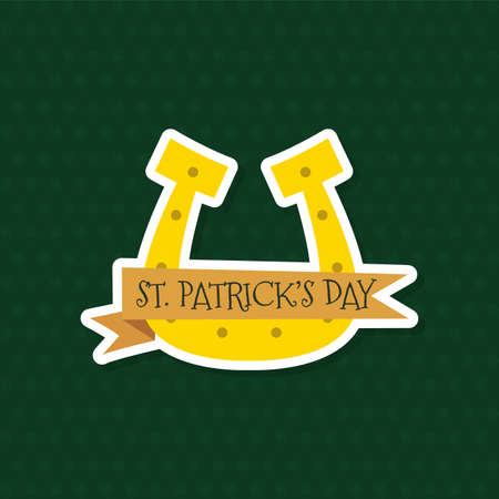 Saint patricks day card - Vector illustration designのイラスト素材