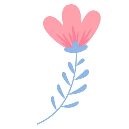 Isolated beautiful flower, Spring time - Vector illustrationのイラスト素材
