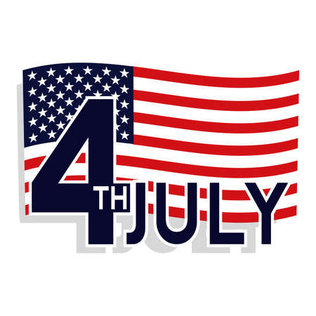 Poster of independence day of United States 4th july - Vectorのイラスト素材