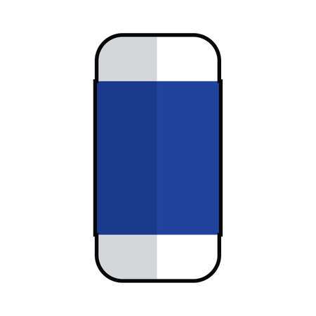 Isolated eraser icon. School supplies icon - Vectorのイラスト素材