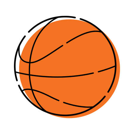 Isolated basketball ball icon. Children toys icon - Vectortのイラスト素材