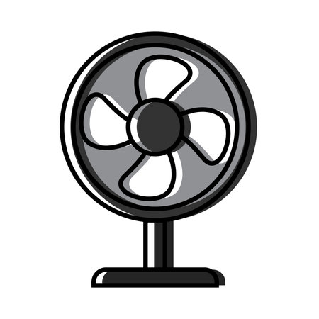 Isolated air fan icon. Technology equipment - Vector illustration