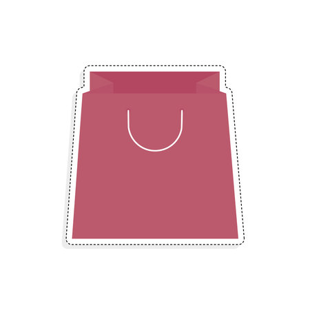 Isolated luxury shopping bag icon - Vector illustrationのイラスト素材