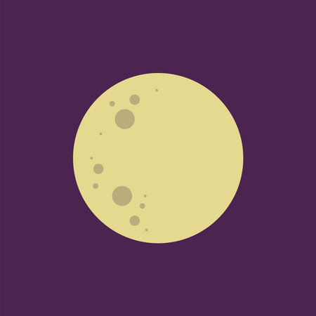 Night of terror. Hallowwen celebration icon - Vector