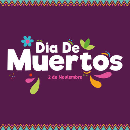 Dia de los muertos poster. Day of the Dead - Vectorのイラスト素材