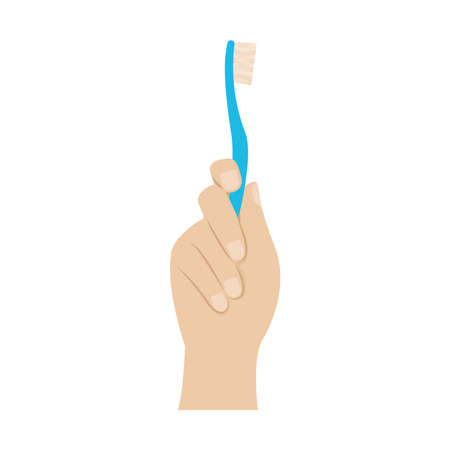 Isolated wash teeth activity home with hands icon- Vectorのイラスト素材