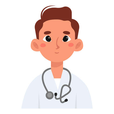 Isolated medical man labour day icon- Vectorのイラスト素材