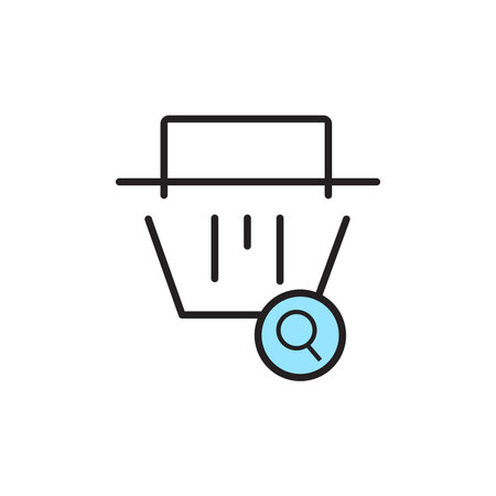 Isolated search computers tecnology online icon- Vectorのイラスト素材