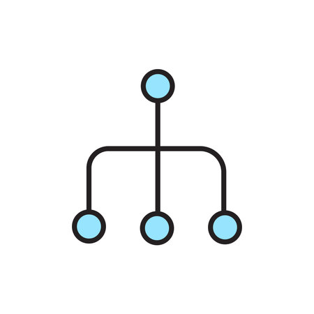 Isolated connection computers tecnology online icon- Vectorのイラスト素材