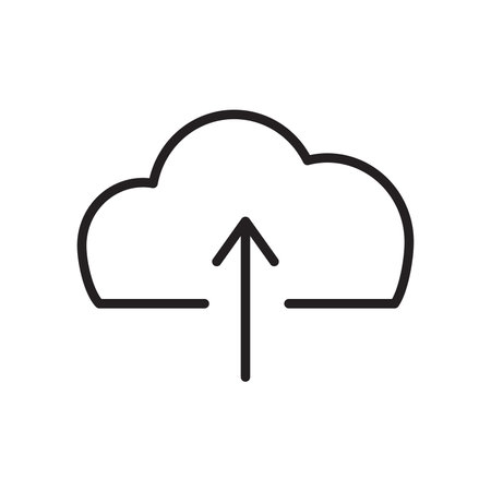 Isolated upload computers tecnology online icon- Vectorのイラスト素材