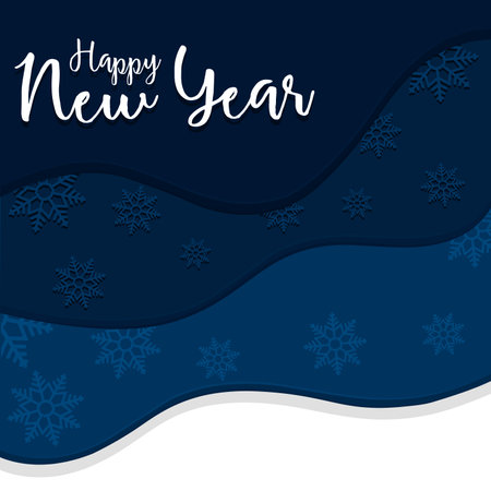 Greeting card of new year 2021 - Vector illustrationのイラスト素材