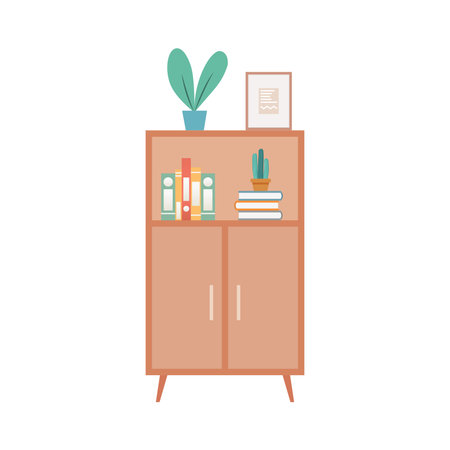 Isolated closet room household items icon- Vectorのイラスト素材