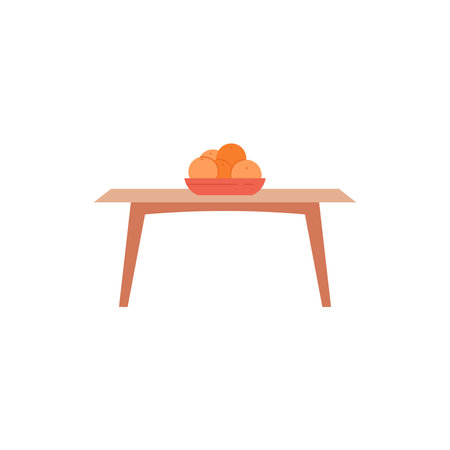 Isolated small table household items icon- Vectorのイラスト素材